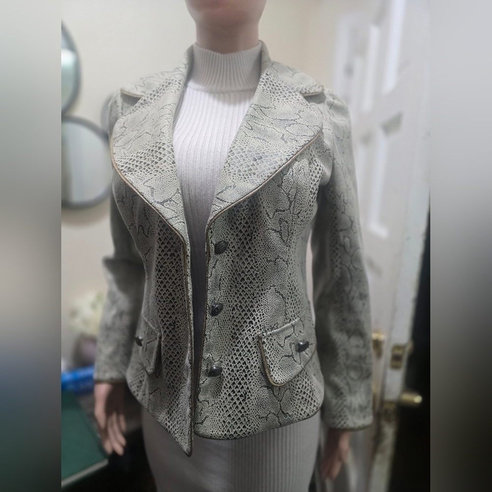 Women's Snake Print Jacket